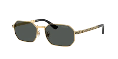 Versace Man Sunglass Ve2297 In Gold