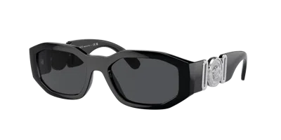 Versace Man Sunglasses Ve4361 Biggie In Dark Grey