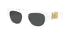 Versace 52mm Pillow Sunglasses In White