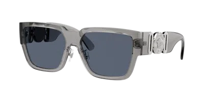 Versace Man Sunglasses Ve4483d In Dark Grey