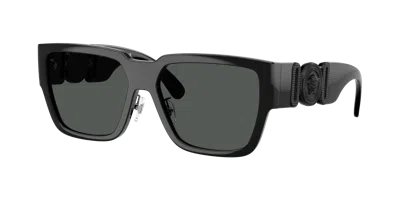 Versace Man Sunglass Ve4483d In Dark Grey