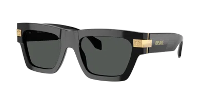 Versace Man Sunglass Ve4464f In Dark Grey