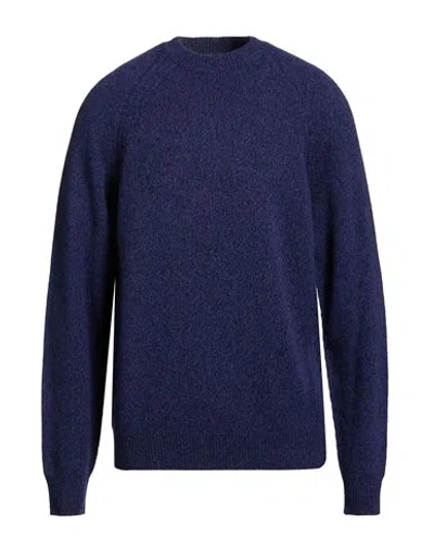Versace Man Sweater Bright Blue Size 48 Cashmere, Polyamide, Elastane