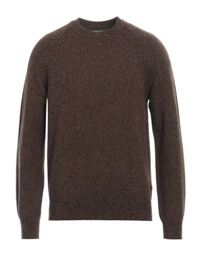 Versace Man Sweater Brown Size 42 Cashmere
