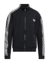 Versace Man Sweatshirt Black Size 44 Polyamide, Elastane In Black