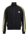 Versace Man Sweatshirt Black Size 46 Polyamide, Elastane, Polyester In Black