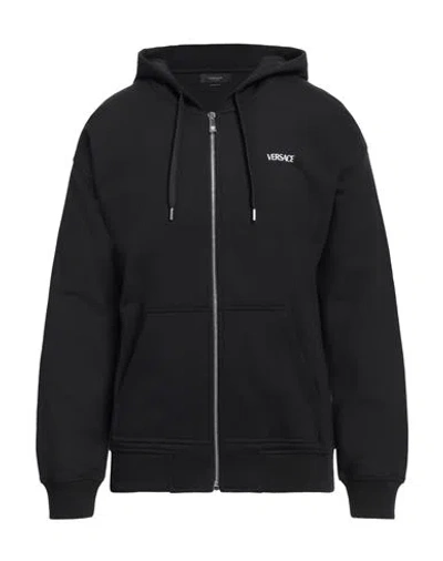 VERSACE VERSACE MAN SWEATSHIRT BLACK SIZE L COTTON