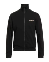 Versace Man Sweatshirt Black Size L Cotton In Black