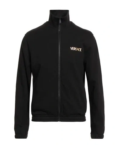 Versace Man Sweatshirt Black Size L Cotton