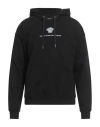 Versace Man Sweatshirt Black Size L Cotton In Black