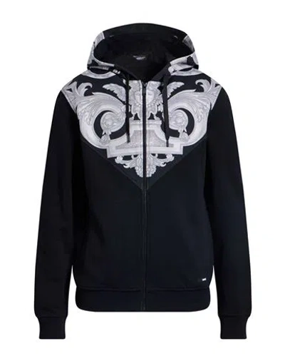 Versace Man Sweatshirt Black Size L Cotton