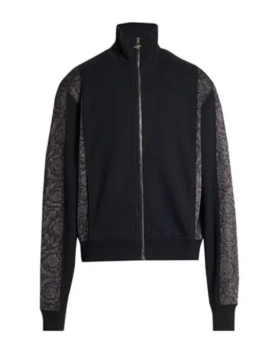 Versace Man Sweatshirt Black Size L Cotton