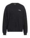 Versace Graphic Print Oversize Cotton Sweatshirt In Black