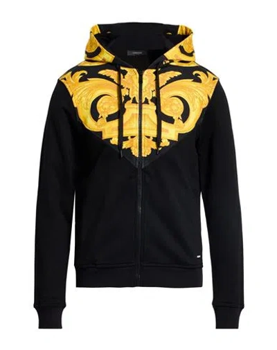 Versace Man Sweatshirt Black Size S Cotton