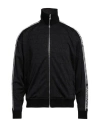 Versace Allover-pattern Cotton Track Jacket In Black