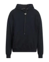 Versace Man Sweatshirt Midnight Blue Size Xl Cotton, Viscose
