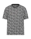 Versace Man T-shirt Black Size 40 Cotton In Black