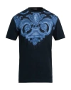Versace Man T-shirt Midnight Blue Size L Cotton