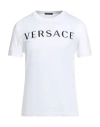 Versace Man T-shirt White Size L Cotton