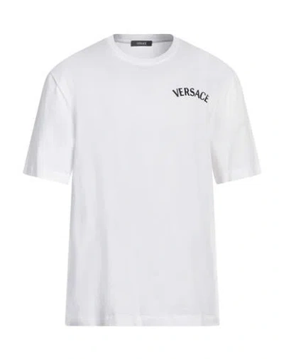 Versace T-shirt With Logo In White
