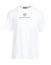 Versace Medusa Milano Embroidered Crewneck T-shirt In White