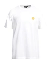 Versace White Cotton Jersey T-shirt With Medusa Head Motif In White