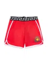 Versace Marine Medusa Swim Shorts In Red
