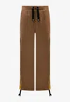 Versace Maschera Baroque Print Track Pants In Brown