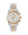 Versace Master Chronograph, 44mm In Two Tone