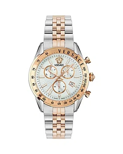 Versace Master Chronograph, 44mm In Two Tone