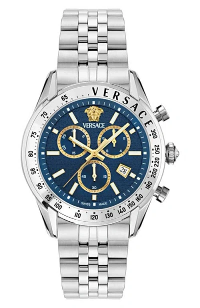 VERSACE VERSACE MASTER CHRONOGRAPH BRACELET WATCH, 44MM