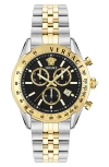 Versace Master Chronograph, 44mm In Gold