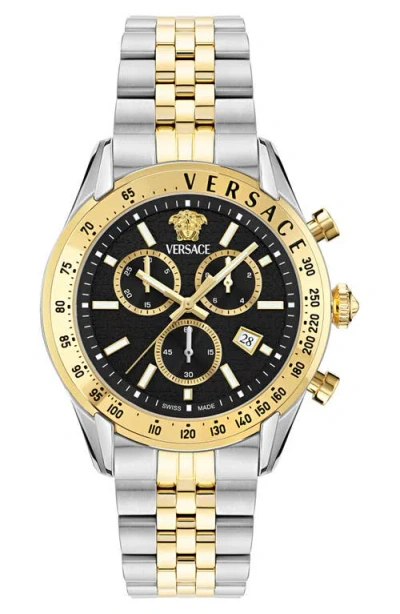 VERSACE VERSACE MASTER CHRONOGRAPH BRACELET WATCH, 44MM