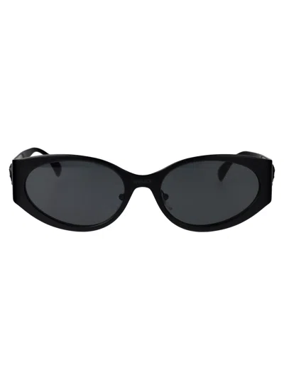 Versace Matte Black Metal Sunglasses