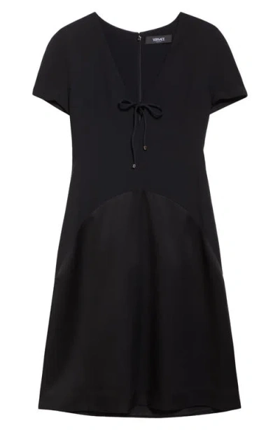 Versace Matte Satin Minidress