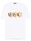 Versace Maxi Chain Logo T-shirt In 白色