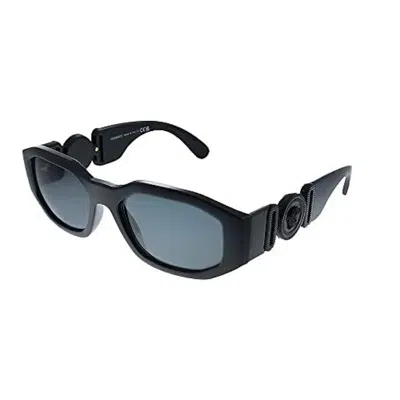 Pre-owned Versace Maxi Medusa Biggie Sunglasses53 53) In Black/dark Grey (ve4361/536087