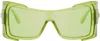 Versace Maxi Medusa Sunglasses In Green