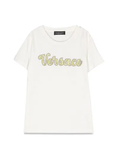 Versace Kids' Mc T-shirt In White