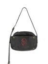 Versace Medallion Shoulder Bag In Black