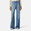 Versace Medium Blue Boyfriend Jeans In Blue