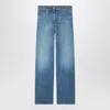 Versace Medium Blue Boyfriend Jeans In Multi