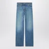 Versace Medium Blue Boyfriend Jeans In Blue