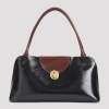 Versace Vivian Medium Two-tone Textured-leather Shoulder Bag