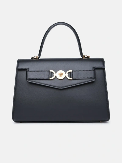 Versace Medium 'medusa '95' Black Leather Bag