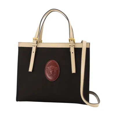 Versace Medium Shopper Bag -  - Leather - Black