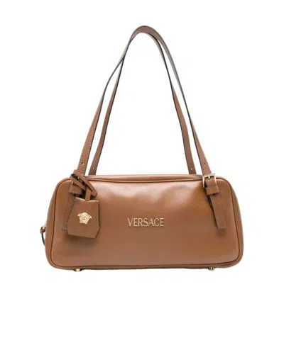 VERSACE MEDIUM TAG SHOULDER BAG