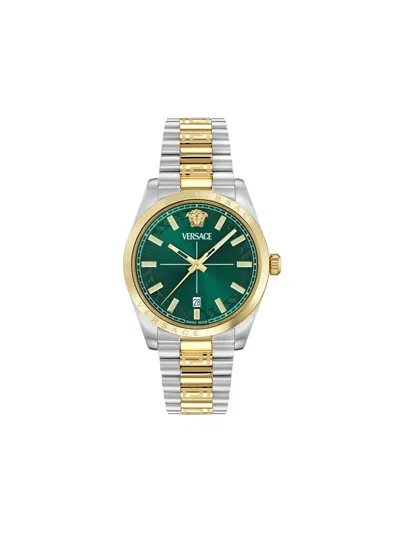 Versace Medusa 40mm In Metallic