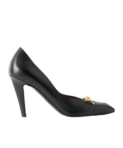 Versace Medusa 90mm Heeled Pumps In Black