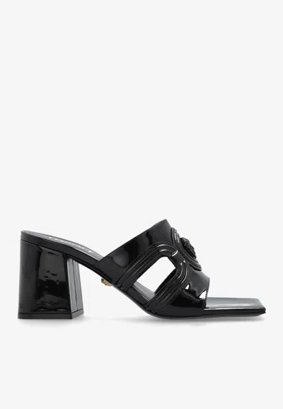 Versace Medusa '95 70 Leather Mules In Black